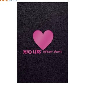3/$15 Mad Libs After Dark Black and Pink Notebook